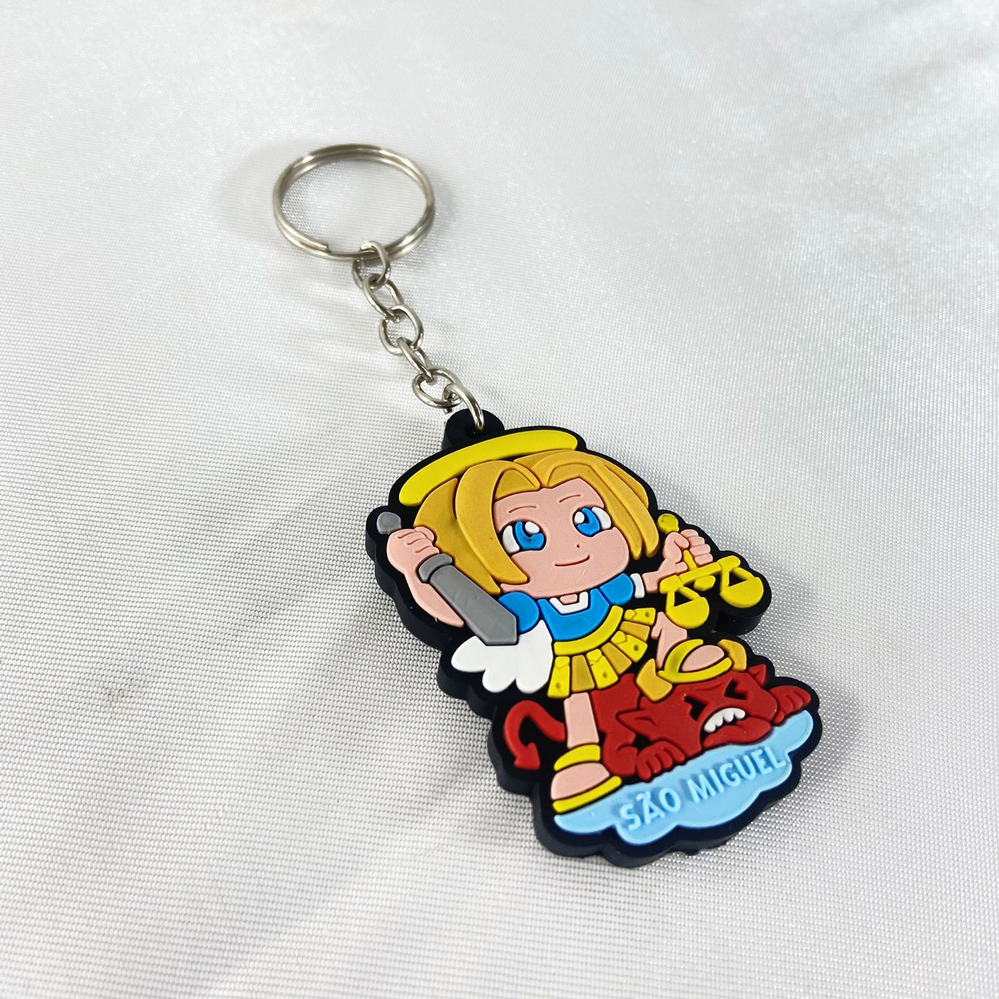 CHAVEIRO EMBORRACHADO SÃO MIGUEL ARCANJO MOD2 (12 UNIDADES)