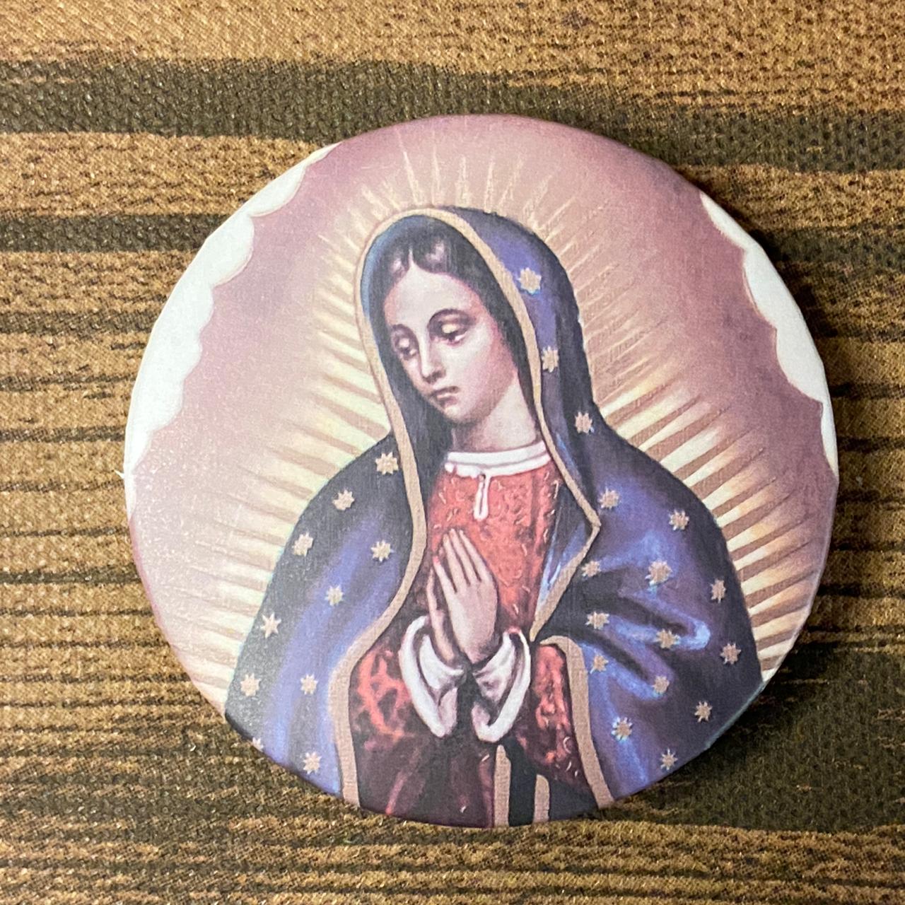 ESPELHO DE BOLSA NOSSA SENHORA DE GUADALUPE ( 3 UNIDADES )