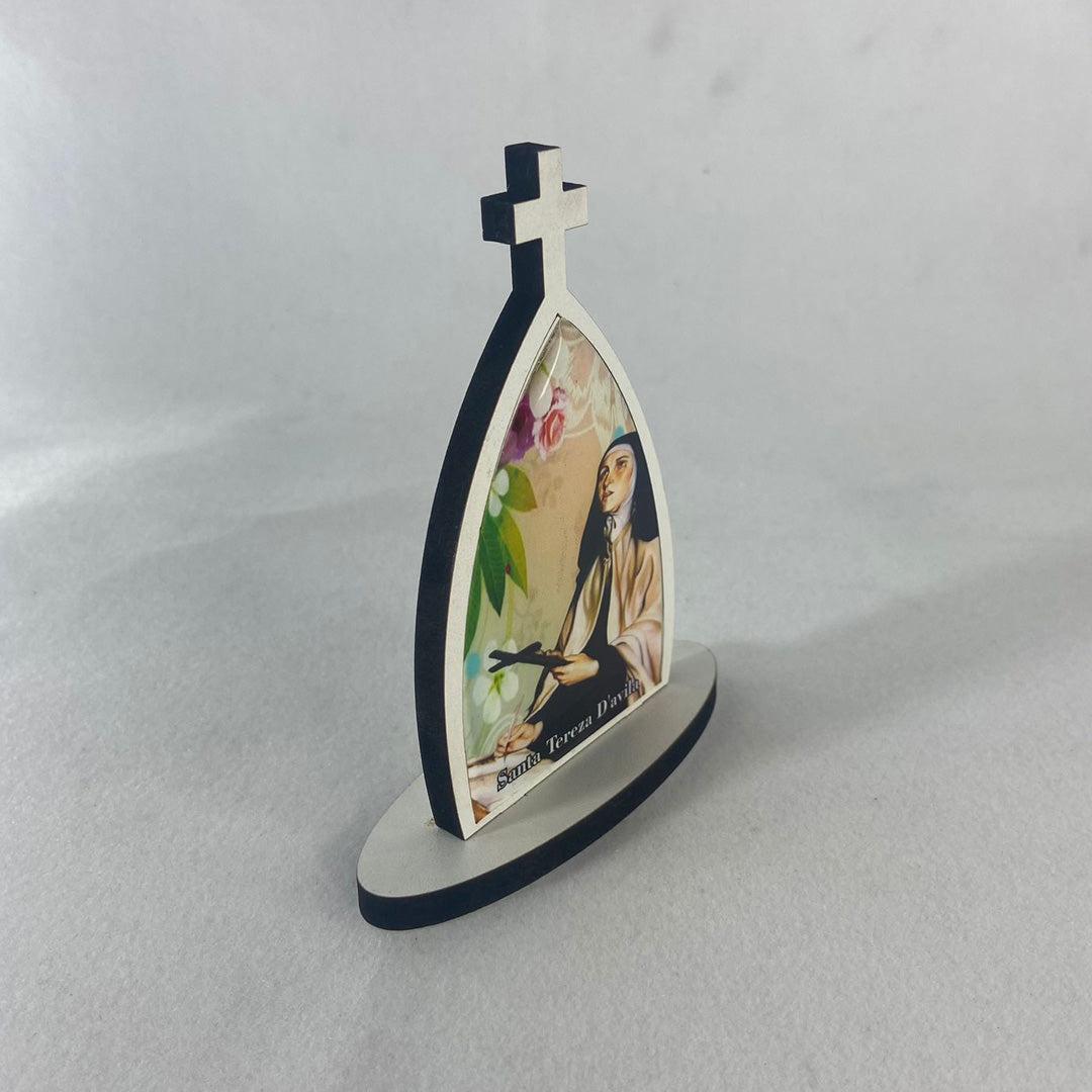 CAPELA MDF DESMONTÁVEL SANTA TERESA D'AVILA 11CM (1 UNIDADE)