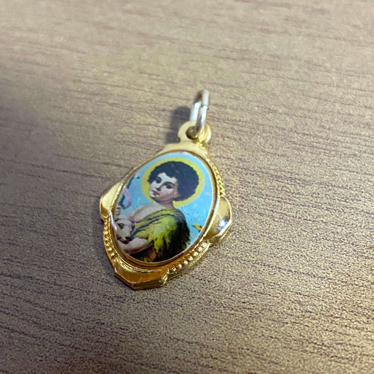 MEDALHA ALUMINIO SÃO JOÃO BATISTA MENINO (36 UNIDADES)