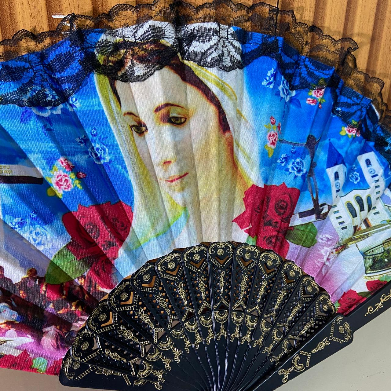 LEQUE RAINHA DA PAZ (3 UNIDADES)