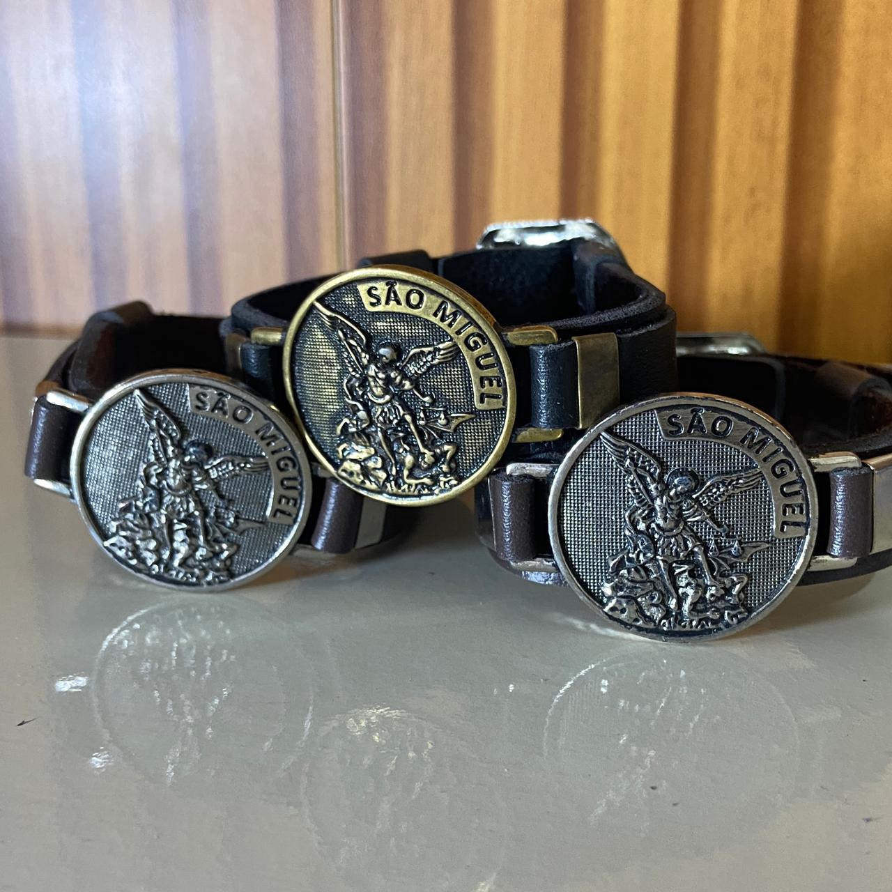 PULSEIRA COURO SÃO MIGUEL ARCANJO SORTIDOS (6 UNIDADES)