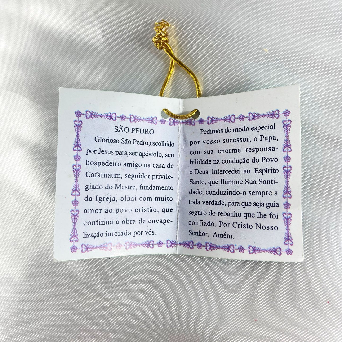 IMAGEM DE RESINA IMPORTADA SÃO PEDRO 15CM (1 UNIDADE)