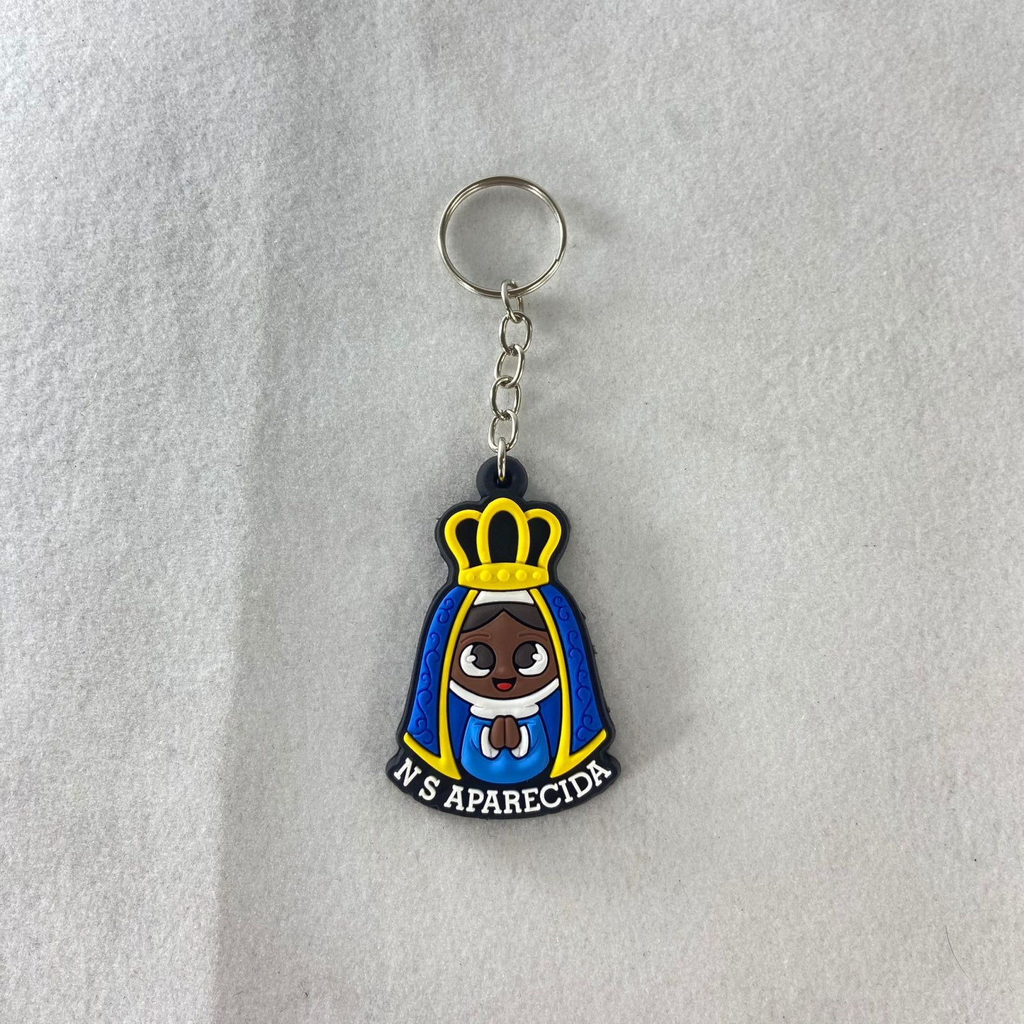 CHAVEIRO EMBORRACHADO NOSSA SENHORA APARECIDA MOD3 (12 UNIDADES)