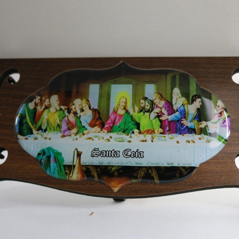 PORTA BIBLIA M SANTA CEIA 24X20 (1 UNIDADE)