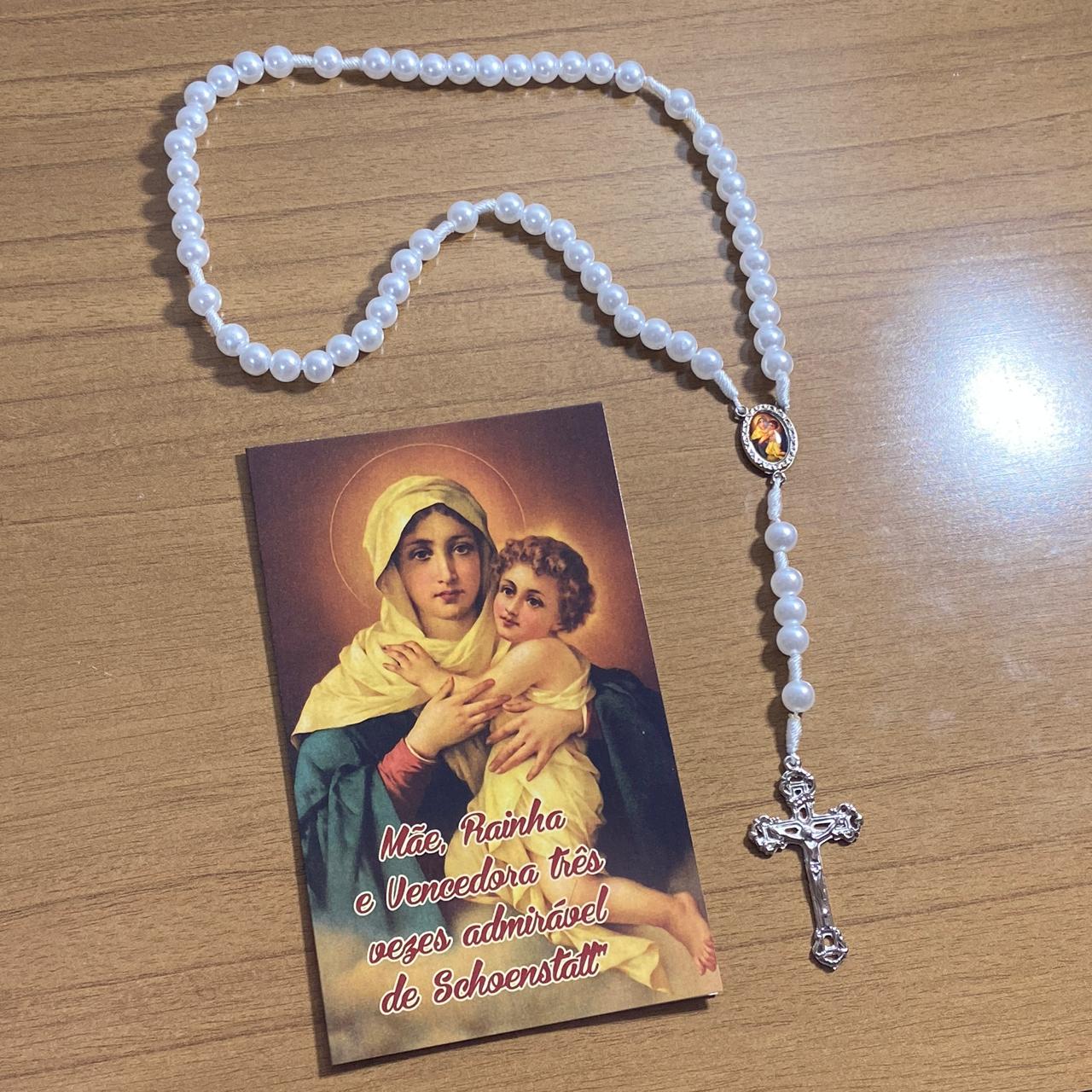 TERÇO PÉROLA MÃE RAINHA 8MM (1 UNIDADE)