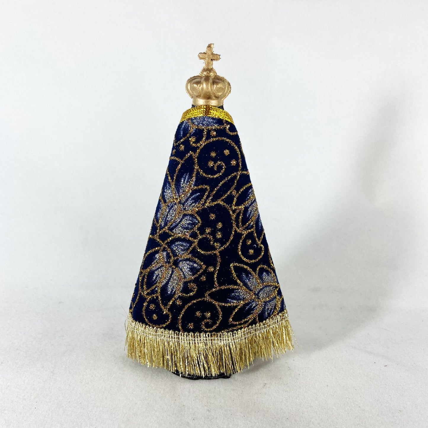 IMAGEM DE PLÁSTICO NOSSA SENHORA APARECIDA COM AREIA 18CM (1 UNIDADE)