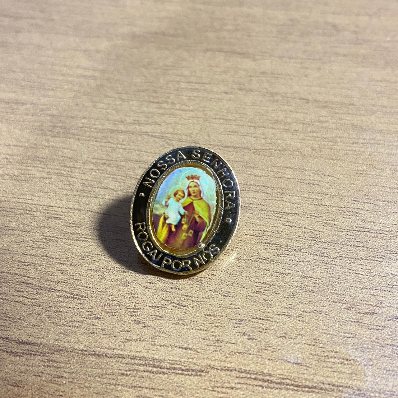 BOTOM RESINADO NOSSA SENHORA DO CARMO MOD2 (6 UNIDADES)