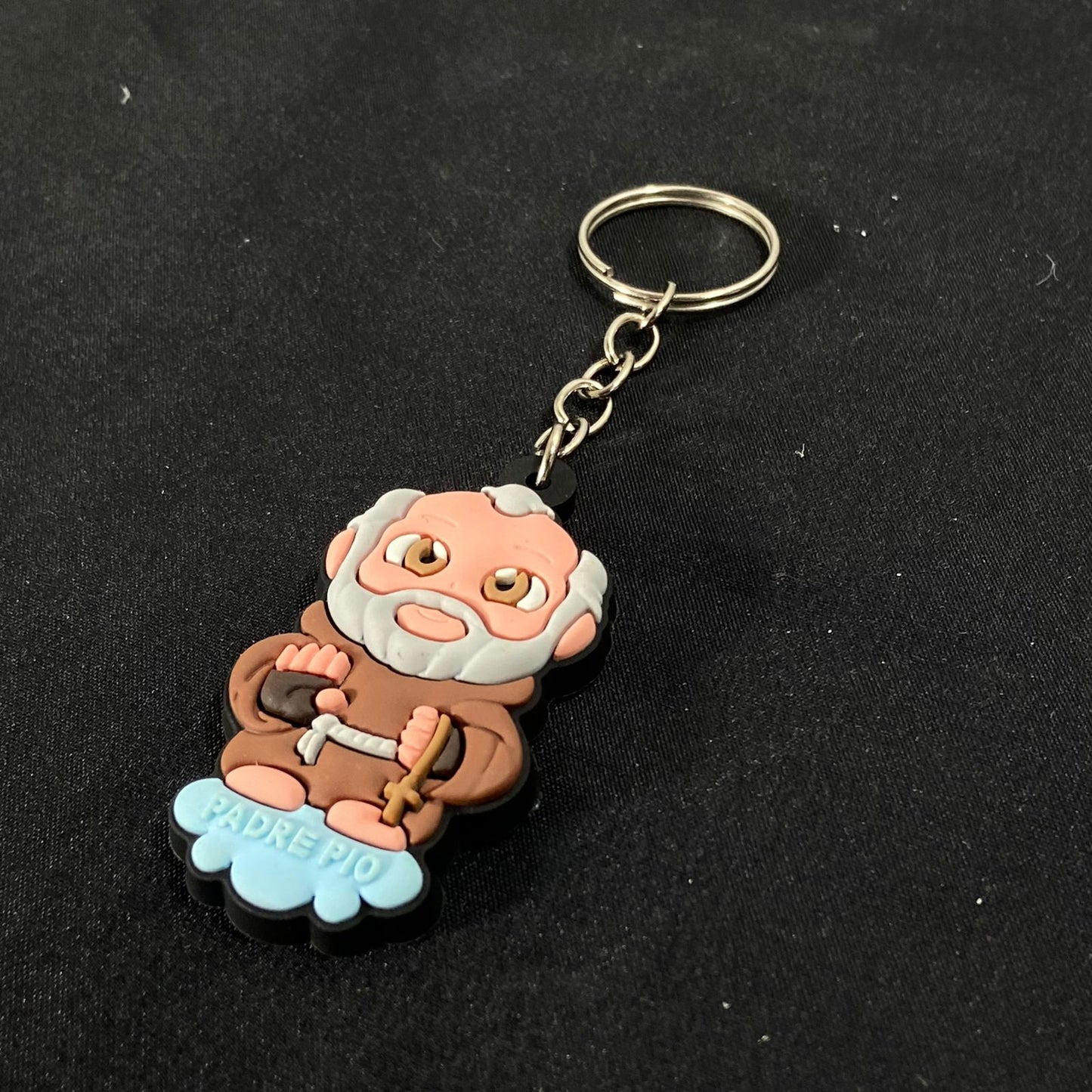CHAVEIRO EMBORRACHADO SANTO PADRE PIO (12 UNIDADES)