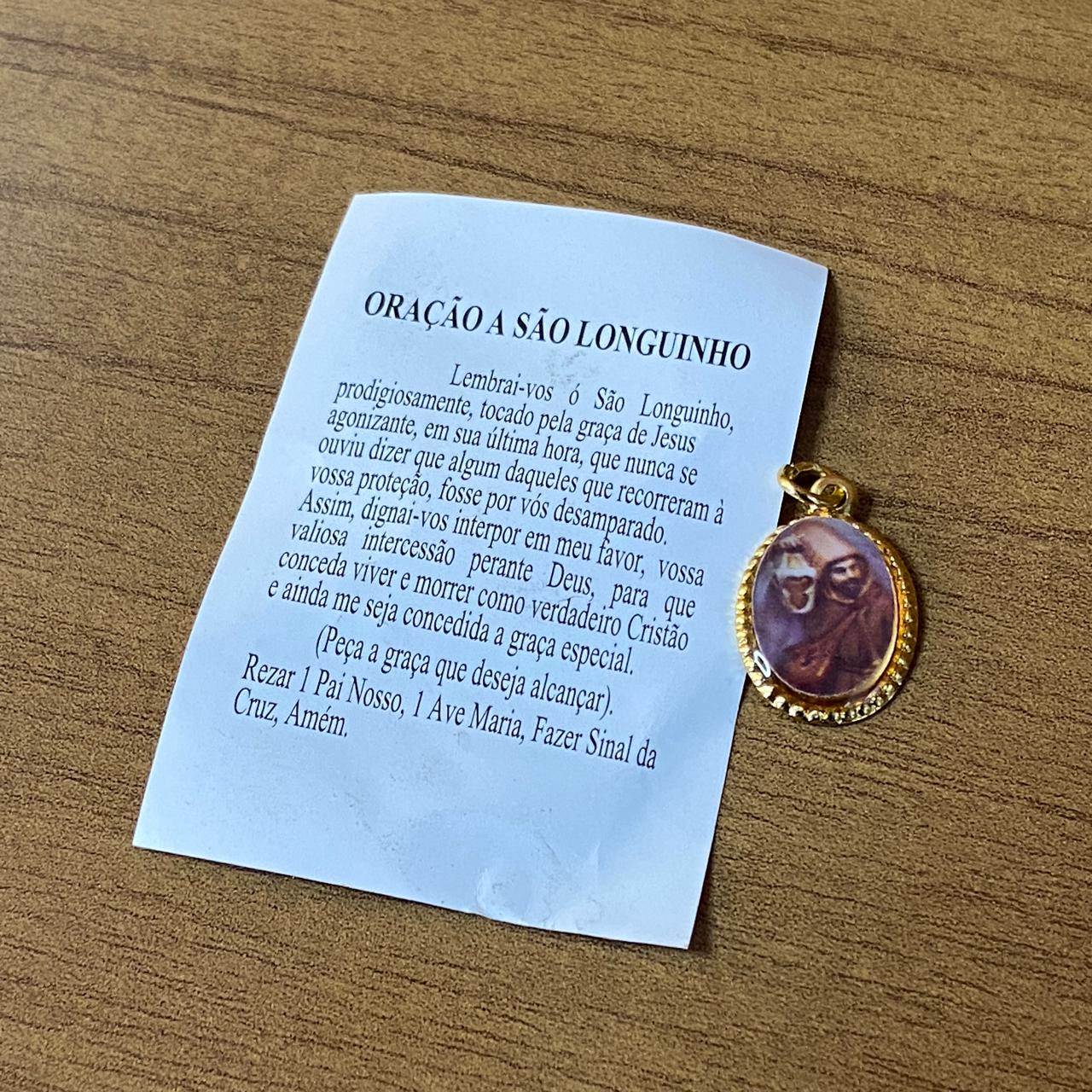 MEDALHA ALUMINIO SÃO LONGUINHO (36 UNIDADES)