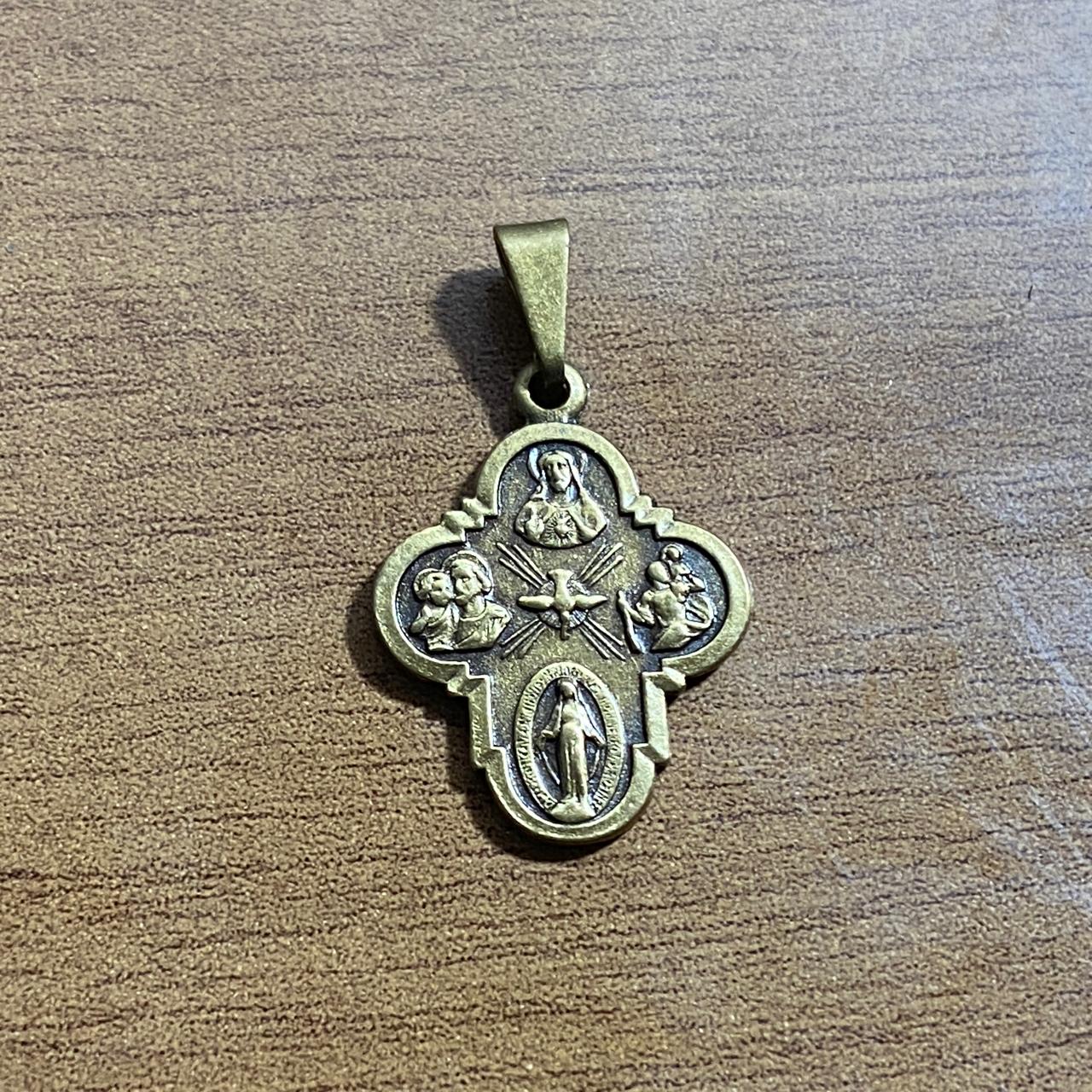 MEDALHA ITALIANA OURO VELHO QUATRO VIAS (6 UNIDADES)