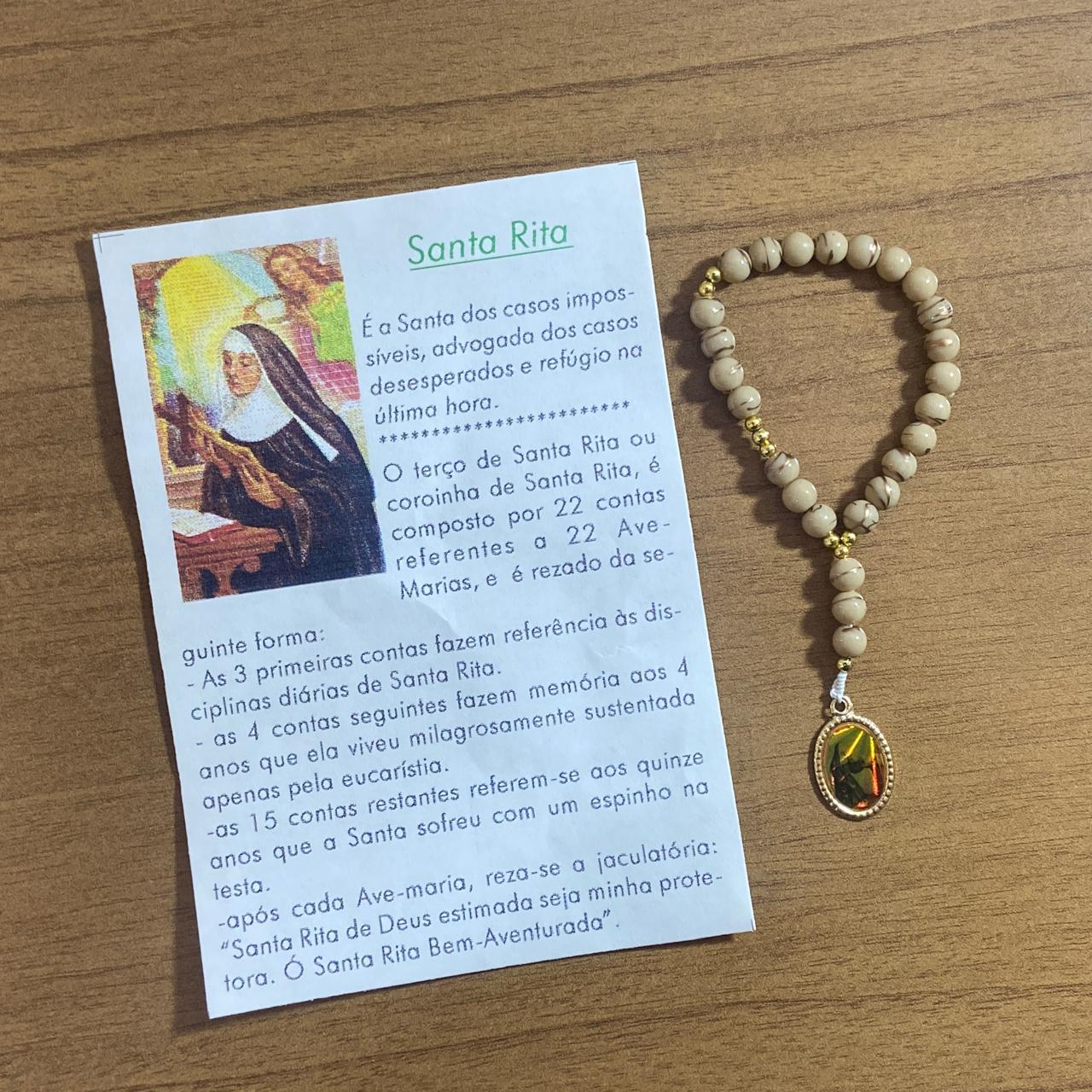 COROA DE SANTA RITA 6MM (3 UNIDADES)