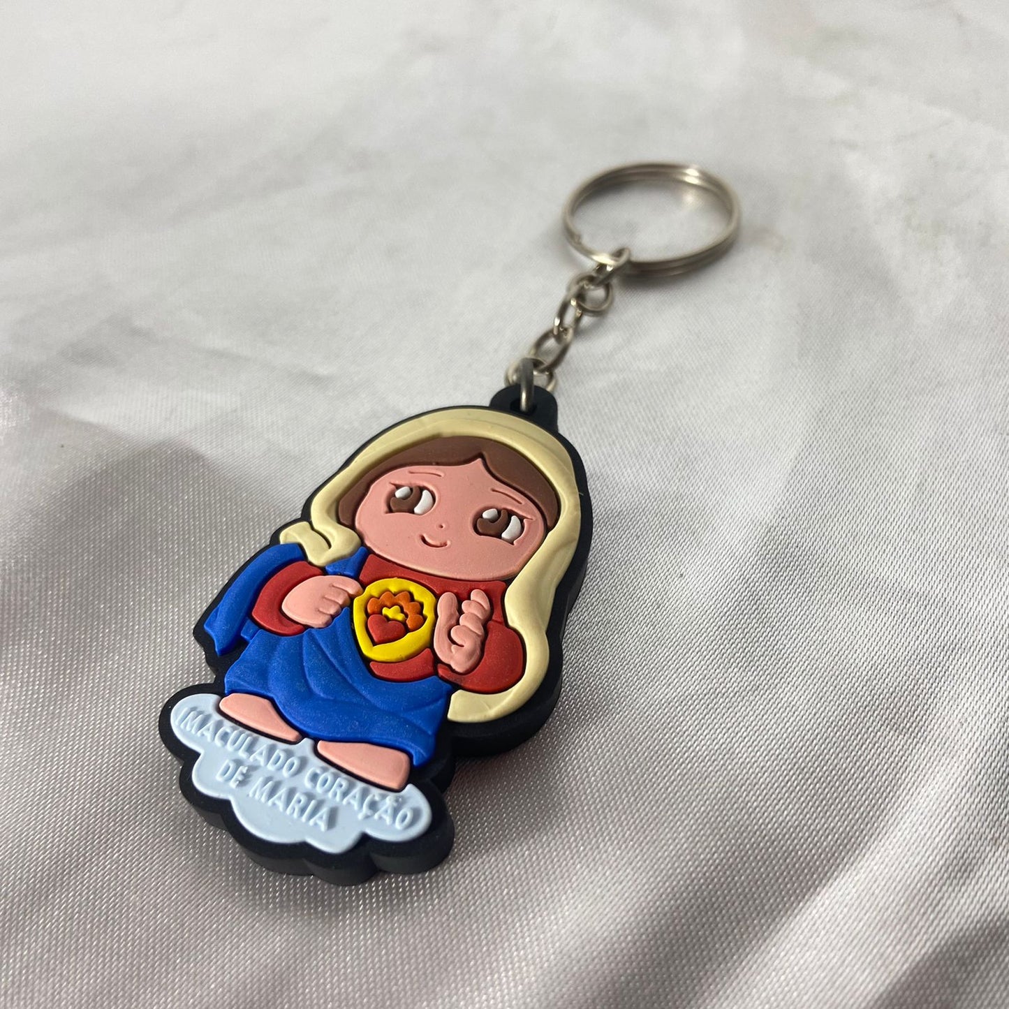 CHAVEIRO EMBORRACHADO IMACULADO CORAÇÃO DE MARIA MOD1 (12 UNIDADES)
