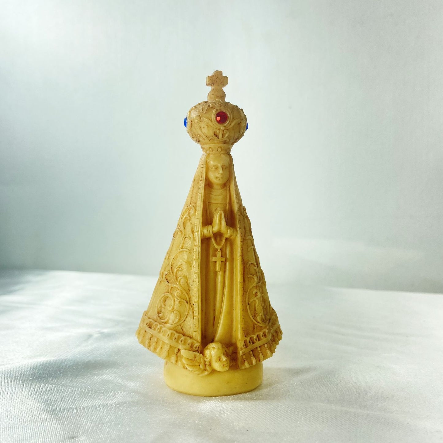 IMAGEM DE RESINA IMPORTADA NOSSA SENHORA APARECIDA AMARELA 11CM (1 UNIDADE)