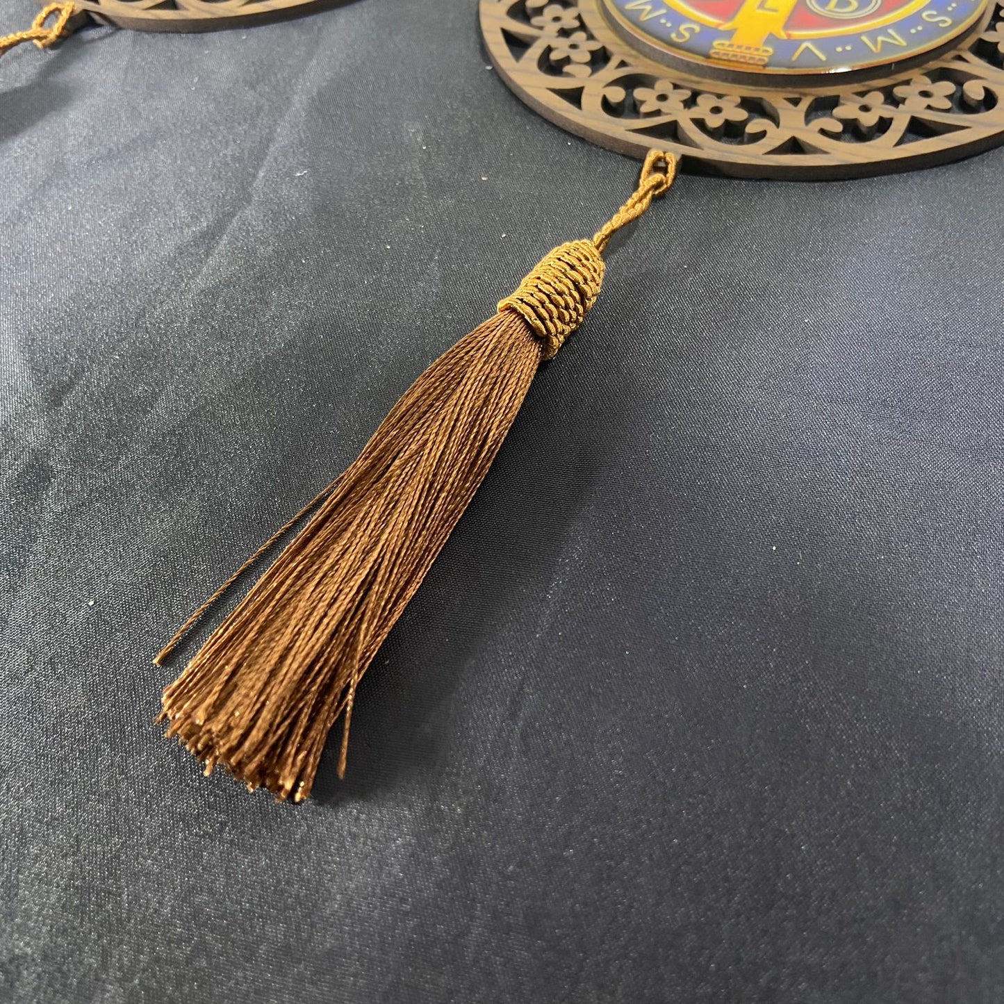 ESCAPULÁRIO DE PORTA TABACO MEDALHA DE SÃO BENTO (1 UNIDADE)