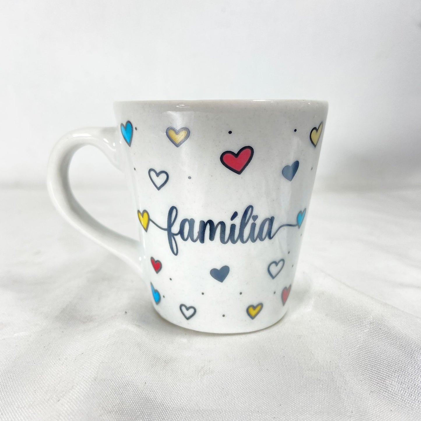 XÍCARA BRANCA FAMÍLIA (1 UNIDADE)