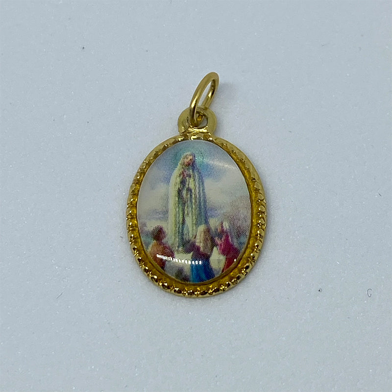 MEDALHA ALUMINIO NOSSA SENHORA DE FÁTIMA (36 UNIDADES)