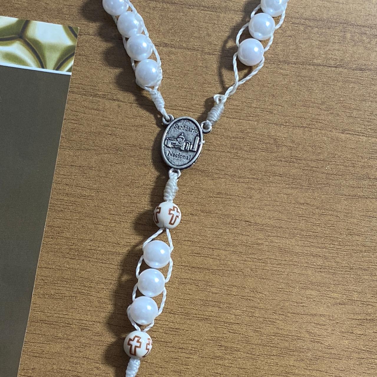 TERÇO PÉROLA SONECA NOSSA SENHORA APARECIDA 8MM (1 UNIDADE)