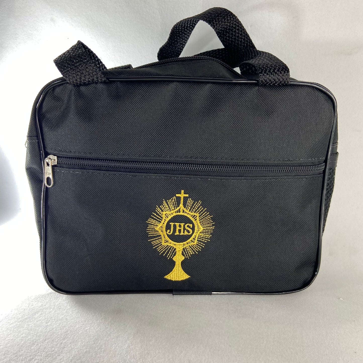 BOLSA PORTA BIBLIA PRETA OSTENSÓRIO 20X25 (1 UNIDADE)