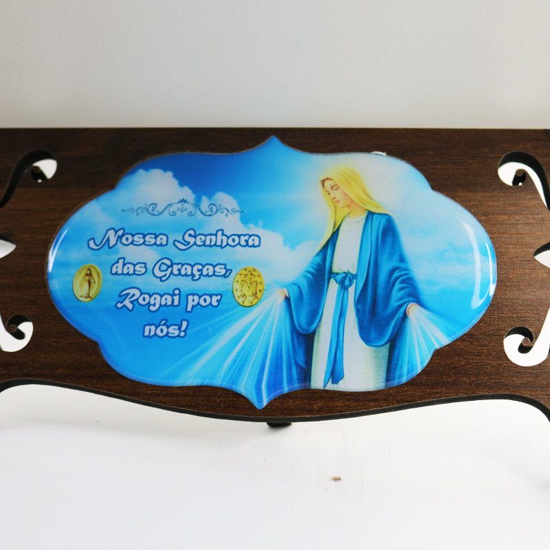 PORTA BIBLIA M NOSSA SENHORA DAS GRAÇAS 24X20 (1 UNIDADE)