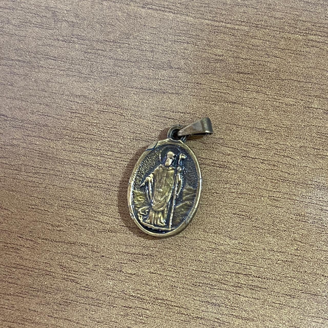 MEDALHA ITALIANA OURO VELHO JORGE E SÃO PATRÍCIO (6 UNIDADES)