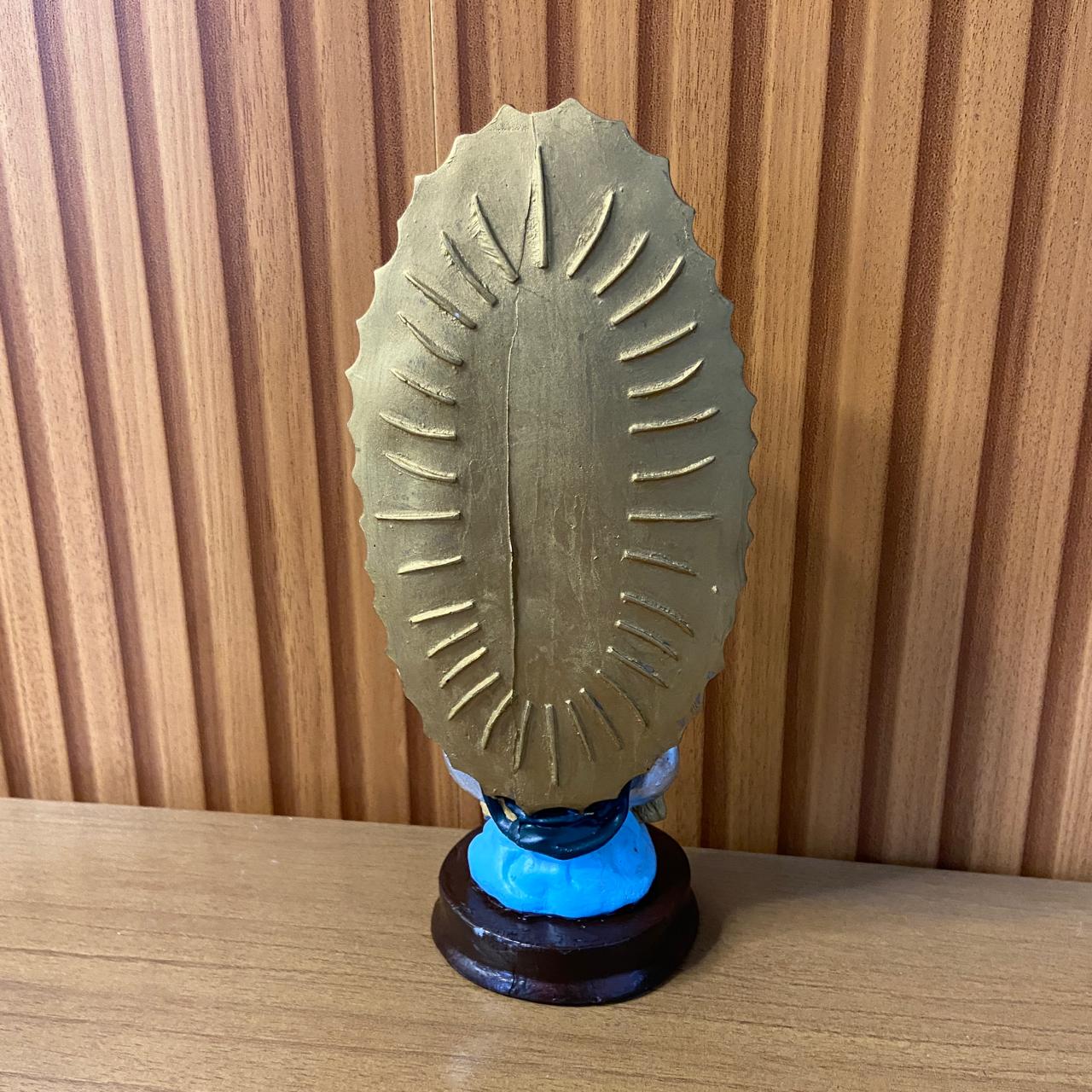 IMAGEM DE RESINA NACIONAL NOSSA SENHORA DE GUADALUPE 21CM (1 UNIDADE)