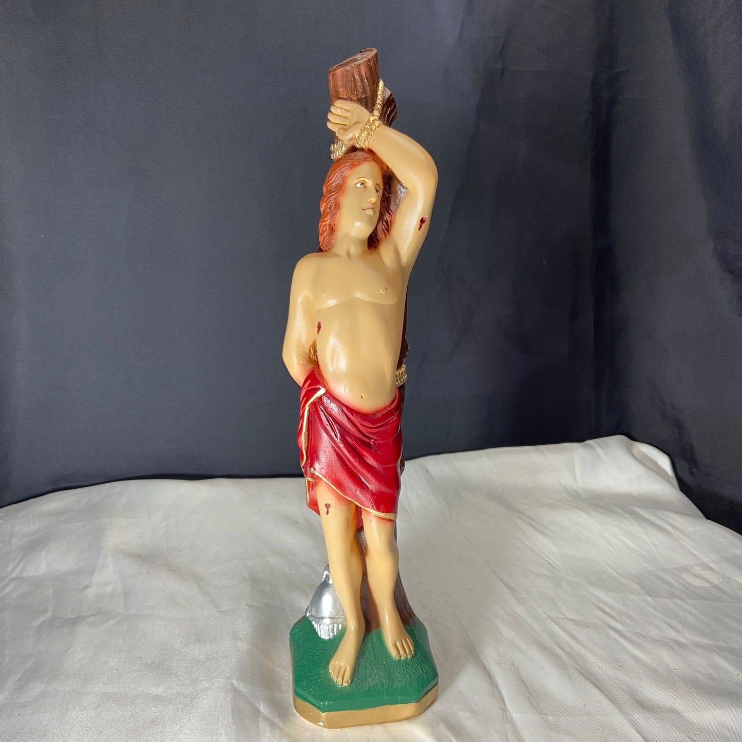 IMAGEM DE GESSO SÃO SEBASTIÃO 35CM (1 UNIDADE)