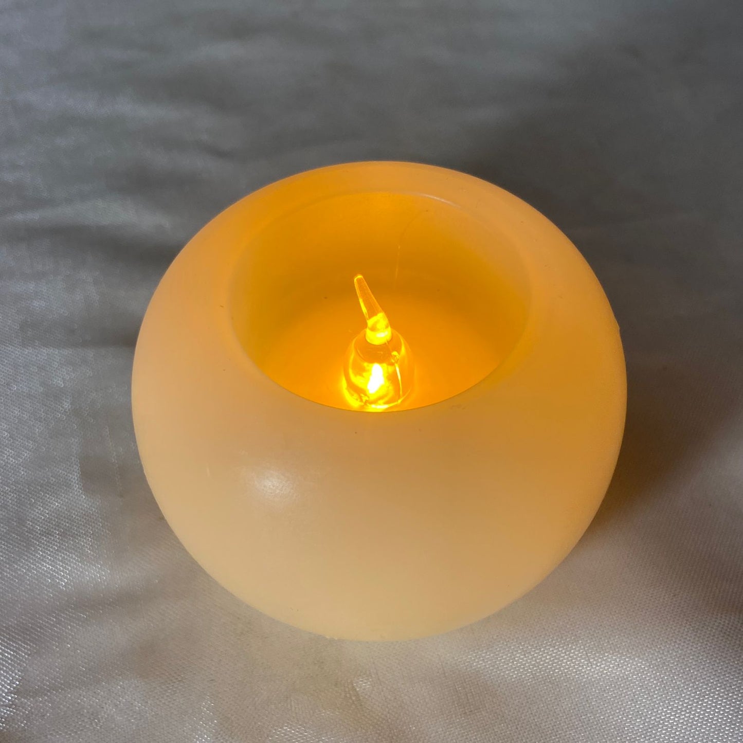 VELA ELETRÔNICA DECORATIVA COM CERA 4,5CM (1 UNIDADE)