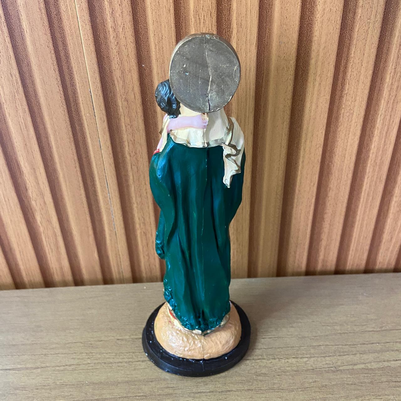 IMAGEM DE RESINA NACIONAL MÃE RAINHA 20CM (1 UNIDADE)