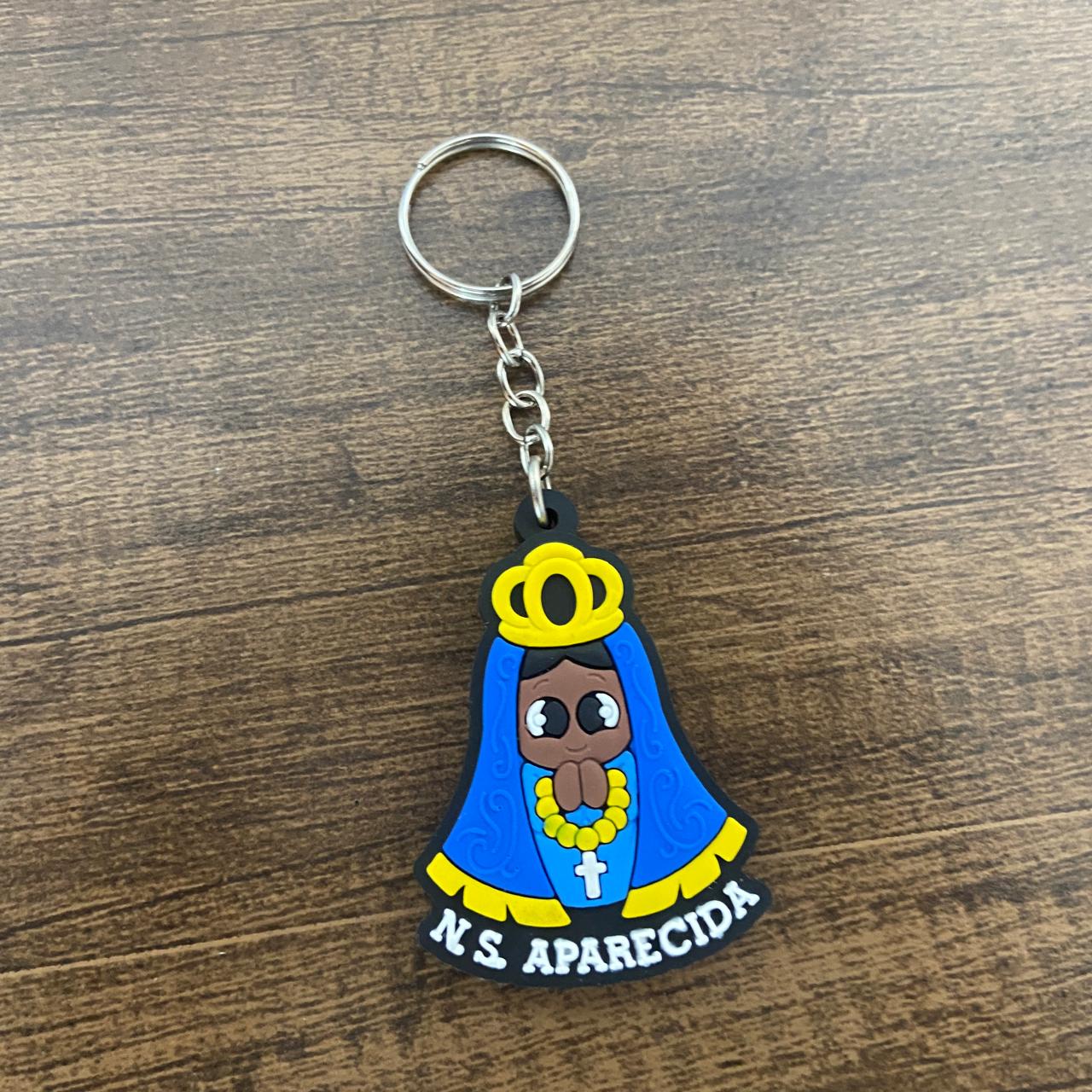 CHAVEIRO EMBORRACHADO NOSSA SENHORA APARECIDA MOD2 (12 UNIDADES)