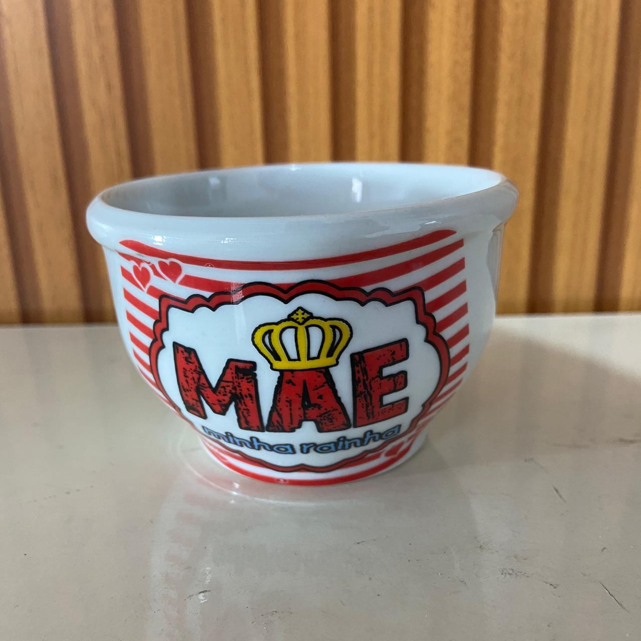 CUMBUCA DE PORCELANA MÃE MINHA RAINHA 180ML (1 UNIDADE)