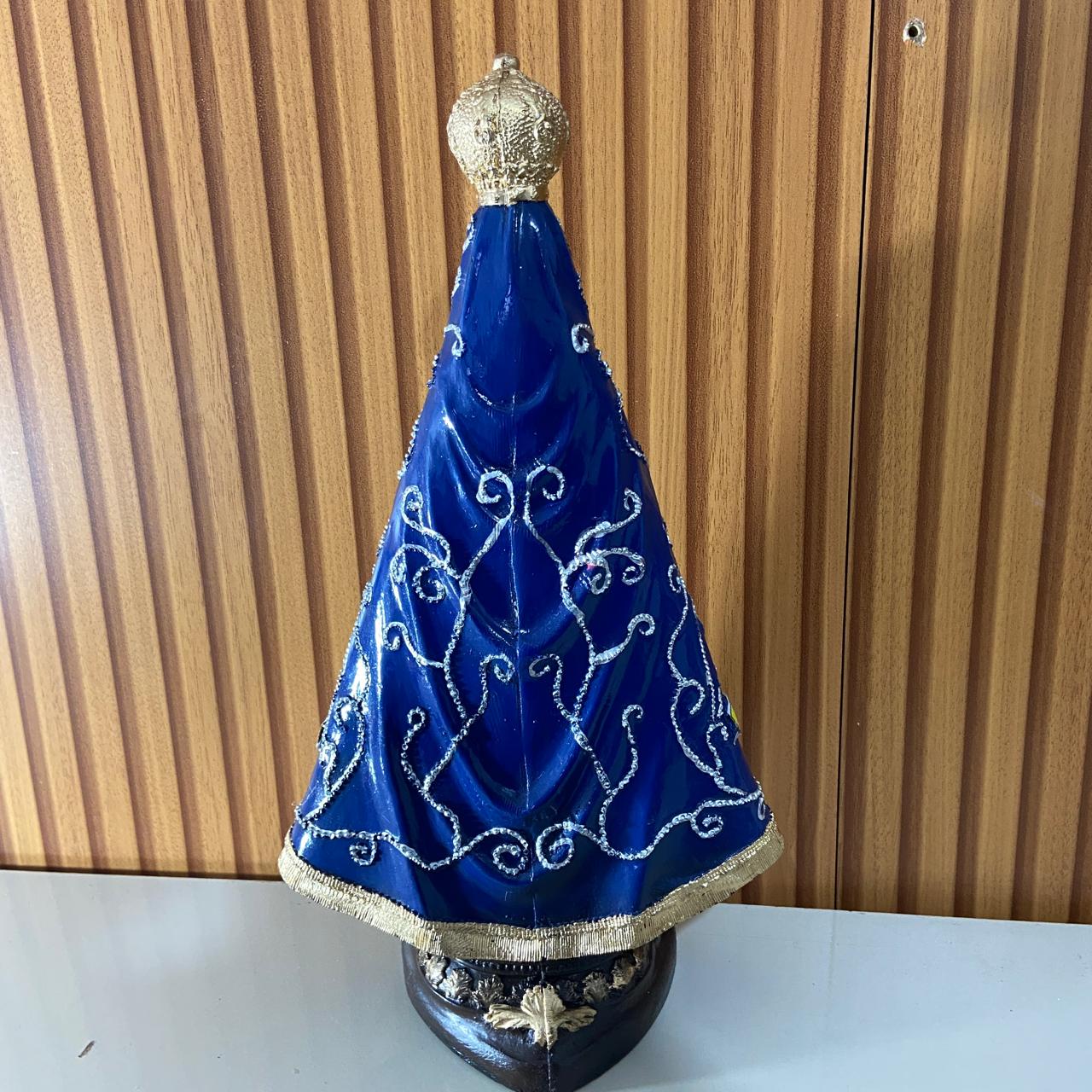 IMAGEM DE GESSO NOSSA SENHORA APARECIDA PINTADA 34CM (1 UNIDADE)