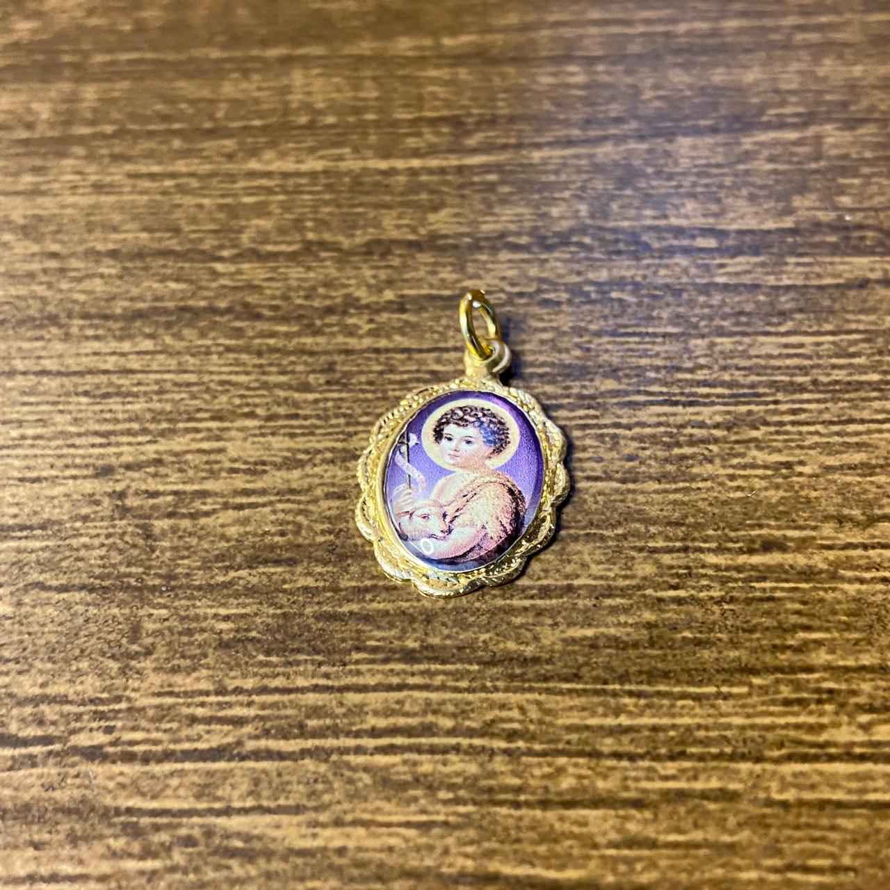 MEDALHA ALUMINIO SÃO JOÃO BATISTA MENINO (36 UNIDADES)