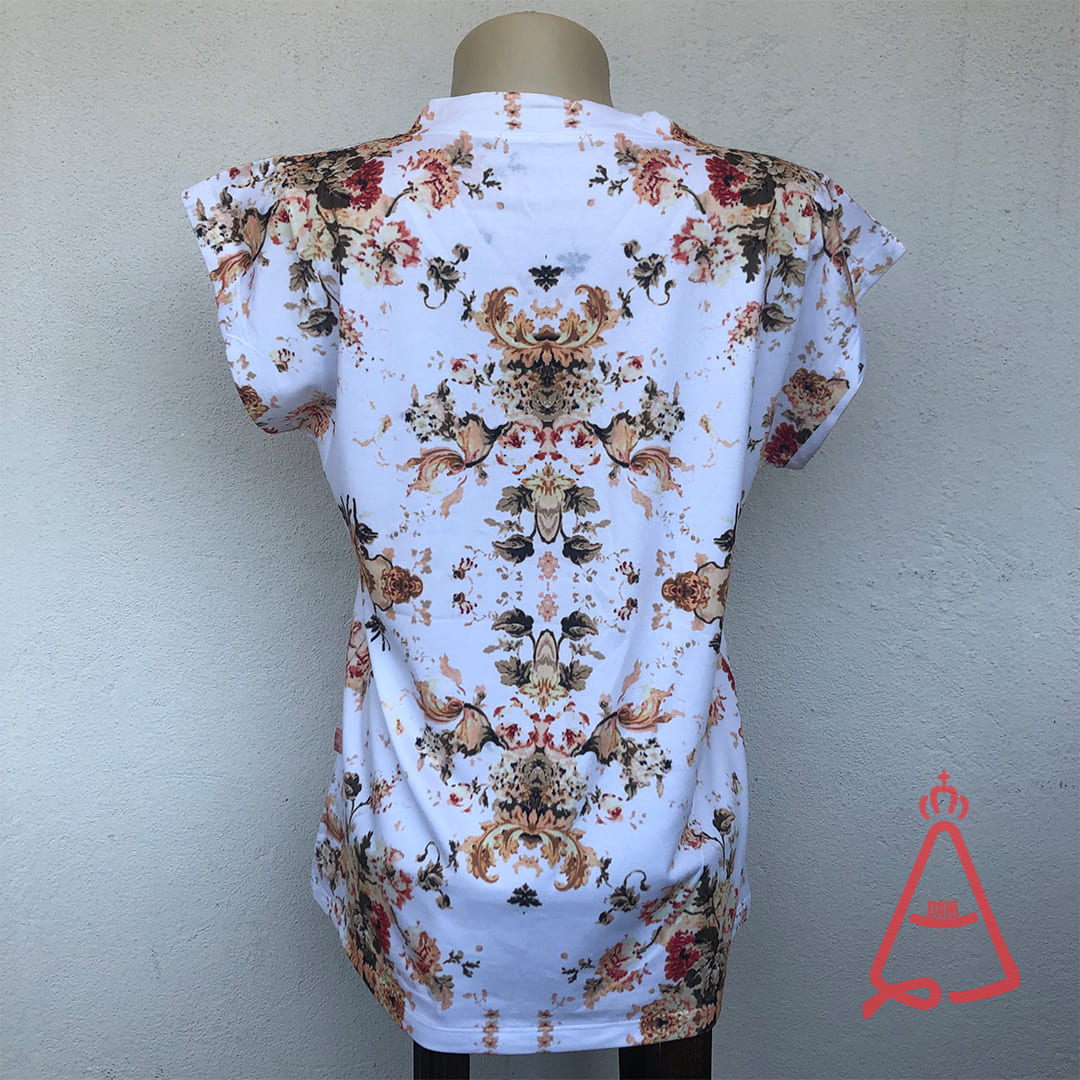 CAMISETA RELIGIOSA SANTA RITA DE CÁSSIA TAMANHO:GG (1 UNIDADE)