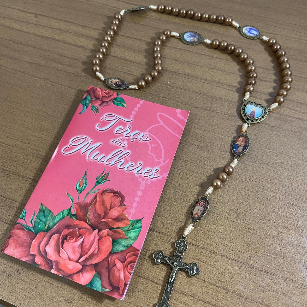 TERÇO DE PÉROLA DAS MULHERES 08MM (1 UNIDADE)