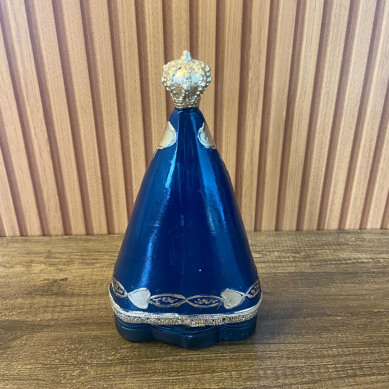 IMAGEM DE GESSO NOSSA SENHORA APARECIDA PINTADA 20,5CM (1 UNIDADE)