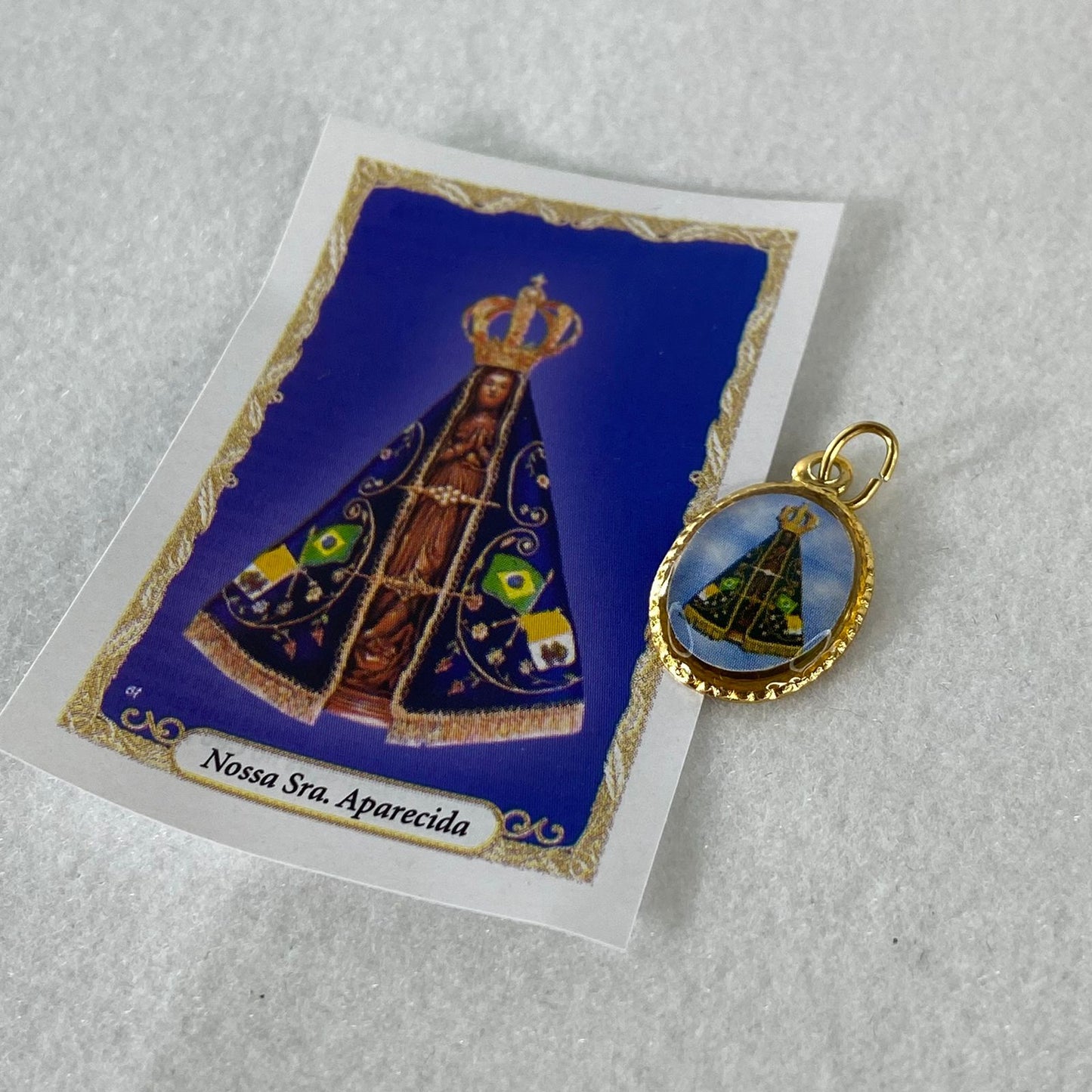 MEDALHA ALUMINIO NOSSA SENHORA APARECIDA (36 UNIDADES)