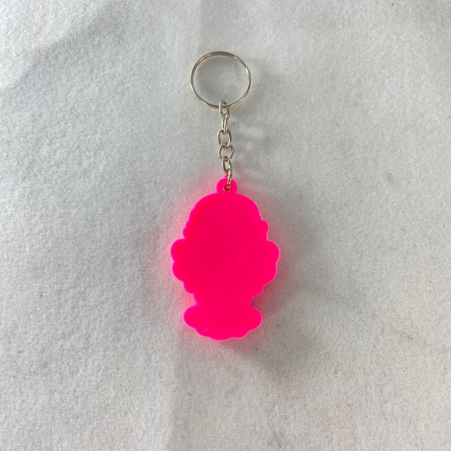 CHAVEIRO EMBORRACHADO SANTO ANJO ROSA MOD2 (12 UNIDADES)