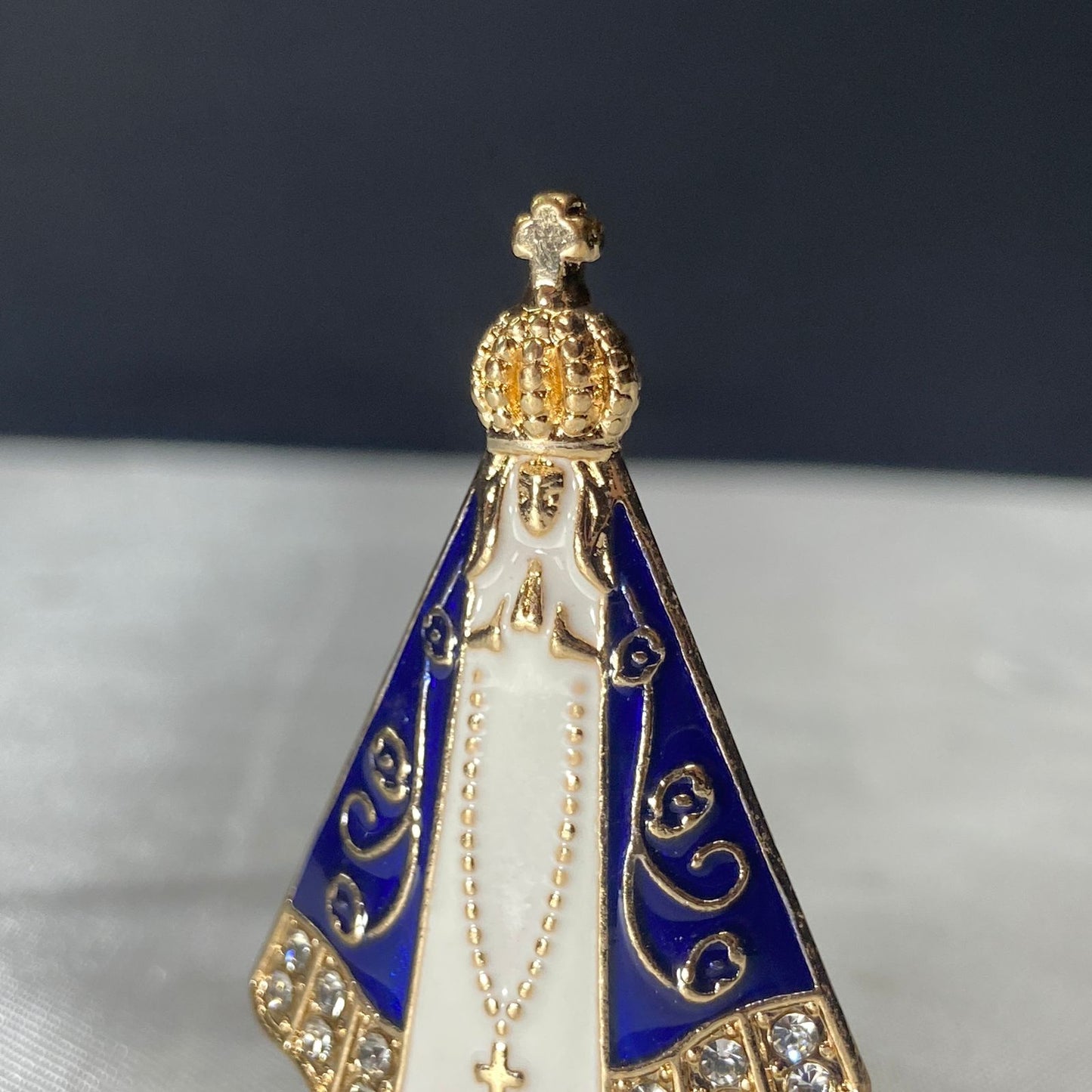 IMAGEM NOSSA SENHORA APARECIDA PARA CARRO BRANCO (12 UNIDADES)