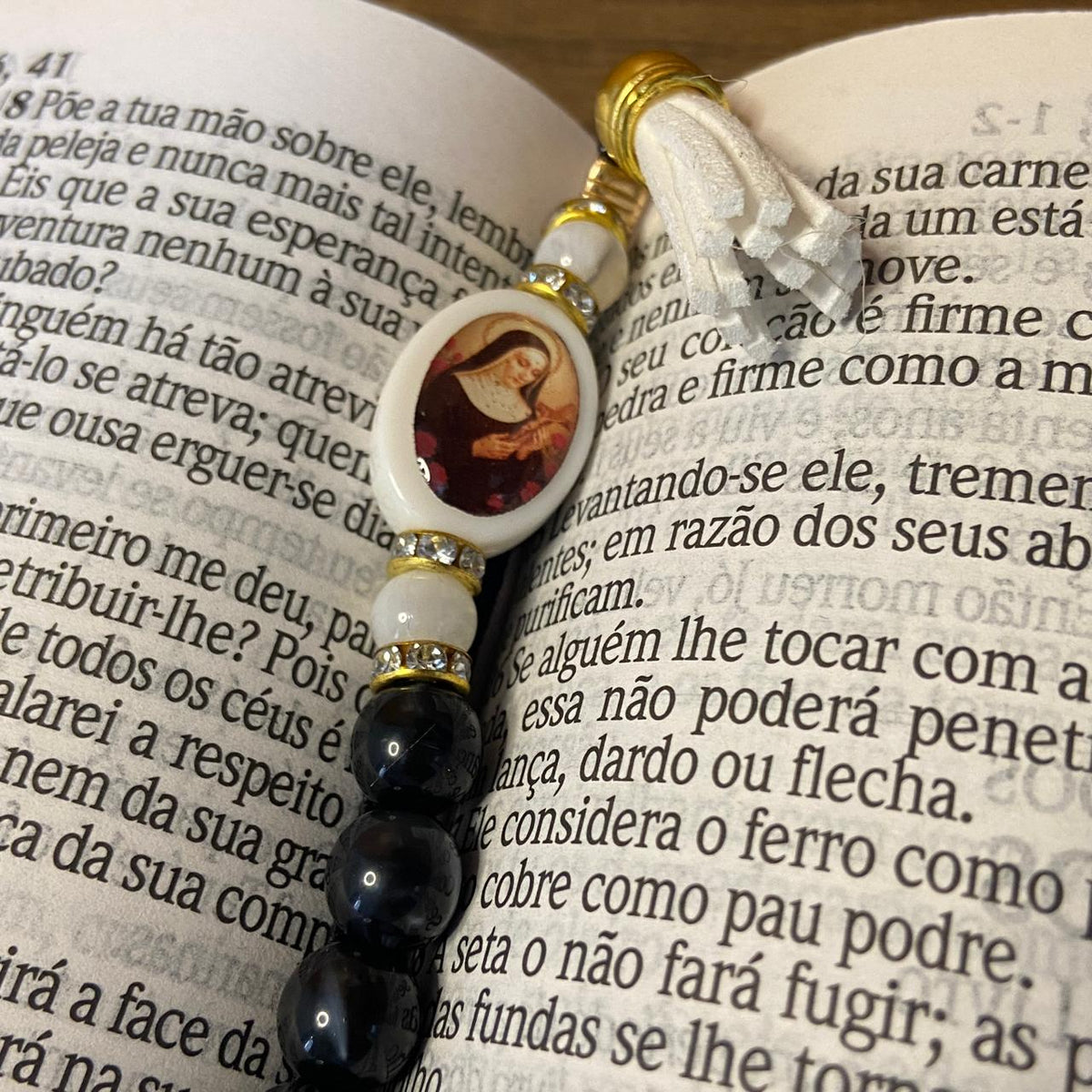 MARCADOR DE PÁGINA DE PÉROLA SANTA RITA (3 UNIDADES)