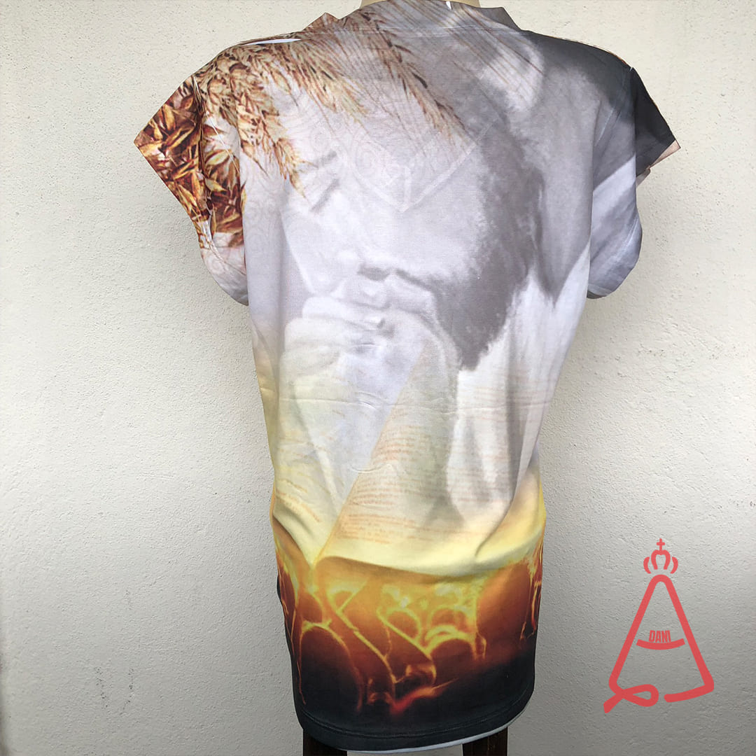 CAMISETA RELIGIOSA ORAÇÃO DO PAI NOSSO TAMANHO:GG (1 UNIDADE)