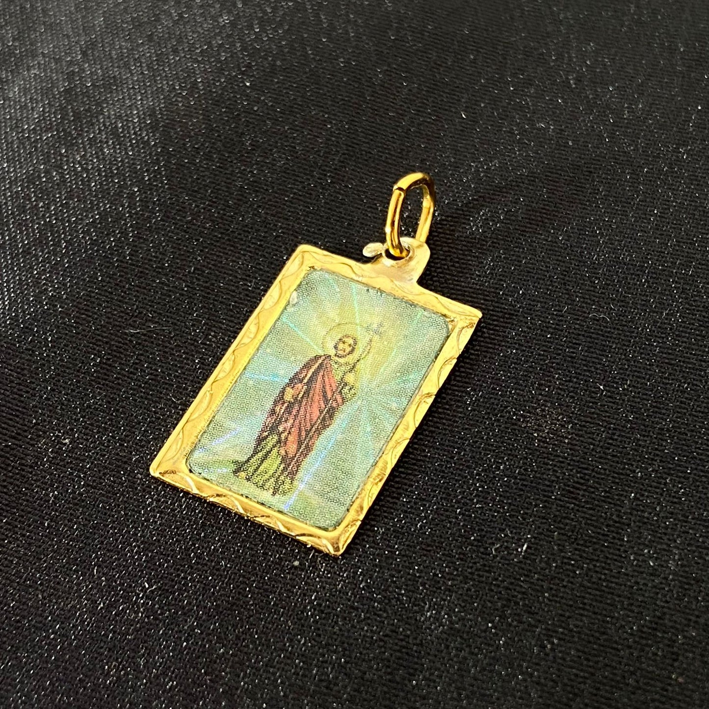 MEDALHA ALUMINIO QUADRADA SÃO JUDAS TADEU (12UNIDADES)