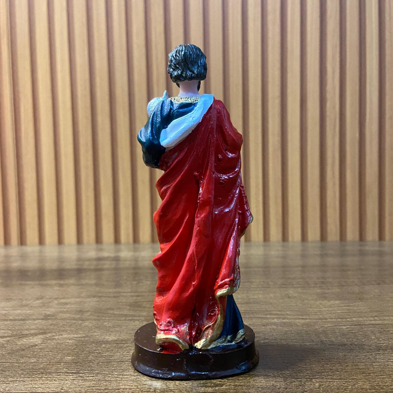 IMAGEM DE RESINA NACIONAL SÃO JUDAS 14CM (1 UNIDADE)