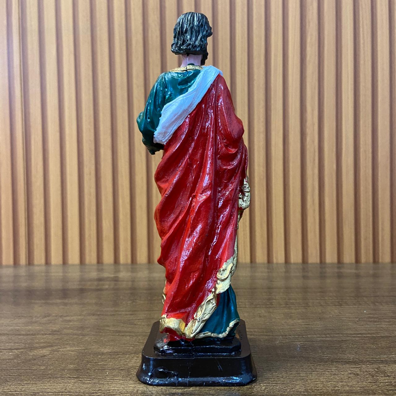 IMAGEM DE RESINA NACIONAL SÃO JUDAS 20CM (1 UNIDADE)
