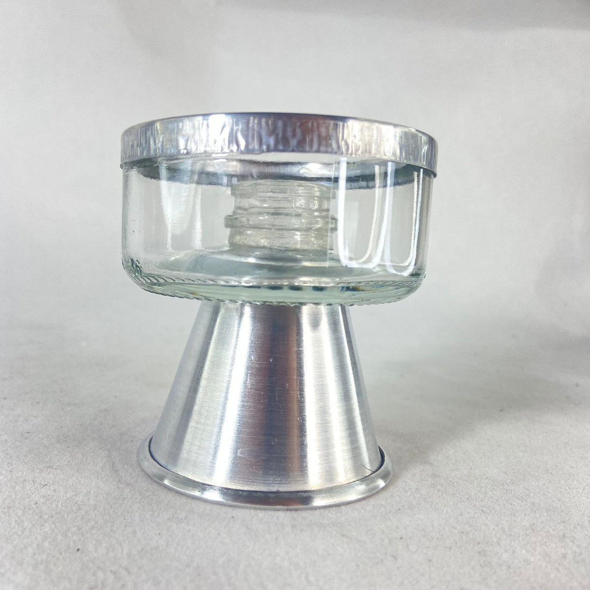 PORTA VELA DE VIDRO PALITO 8CM (1 UNIDADE)