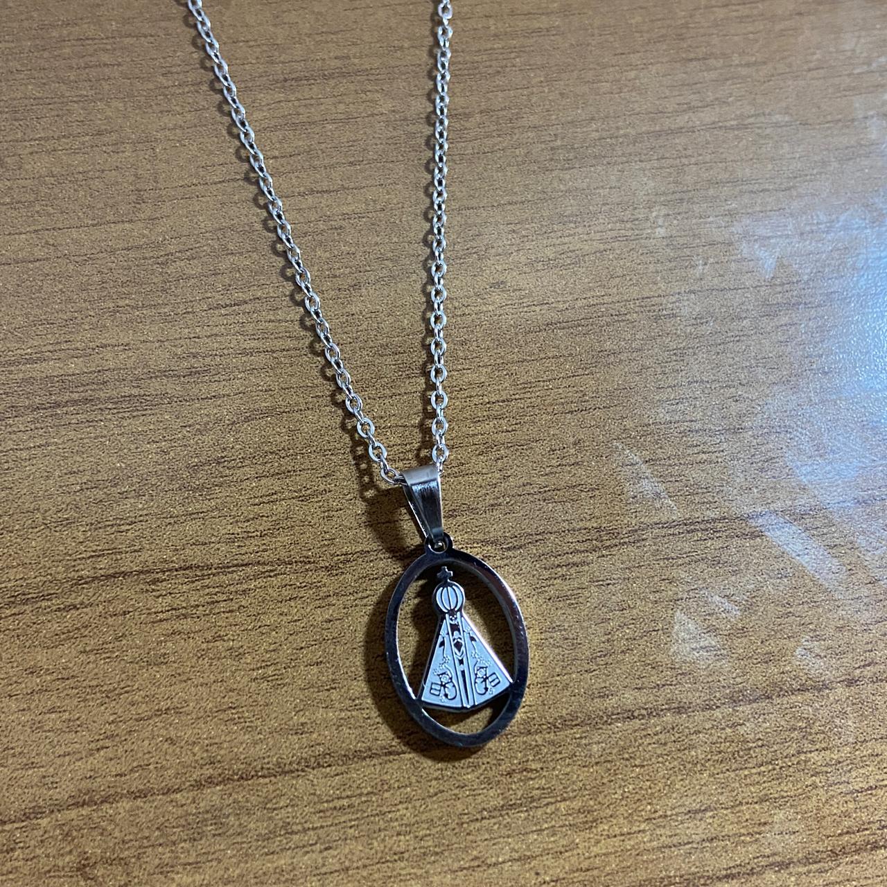 CORRENTE AÇO INOX NOSSA SENHORA APARECIDA MOD1 (1 UNIDADE)