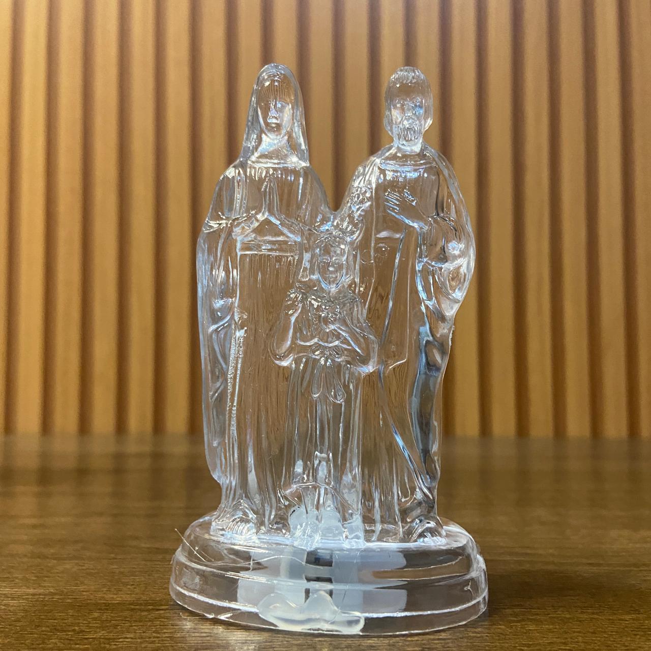 IMAGEM DE ACRÍLICO SAGRADA FAMÍLIA COM LED 11CM (1 UNIDADE)