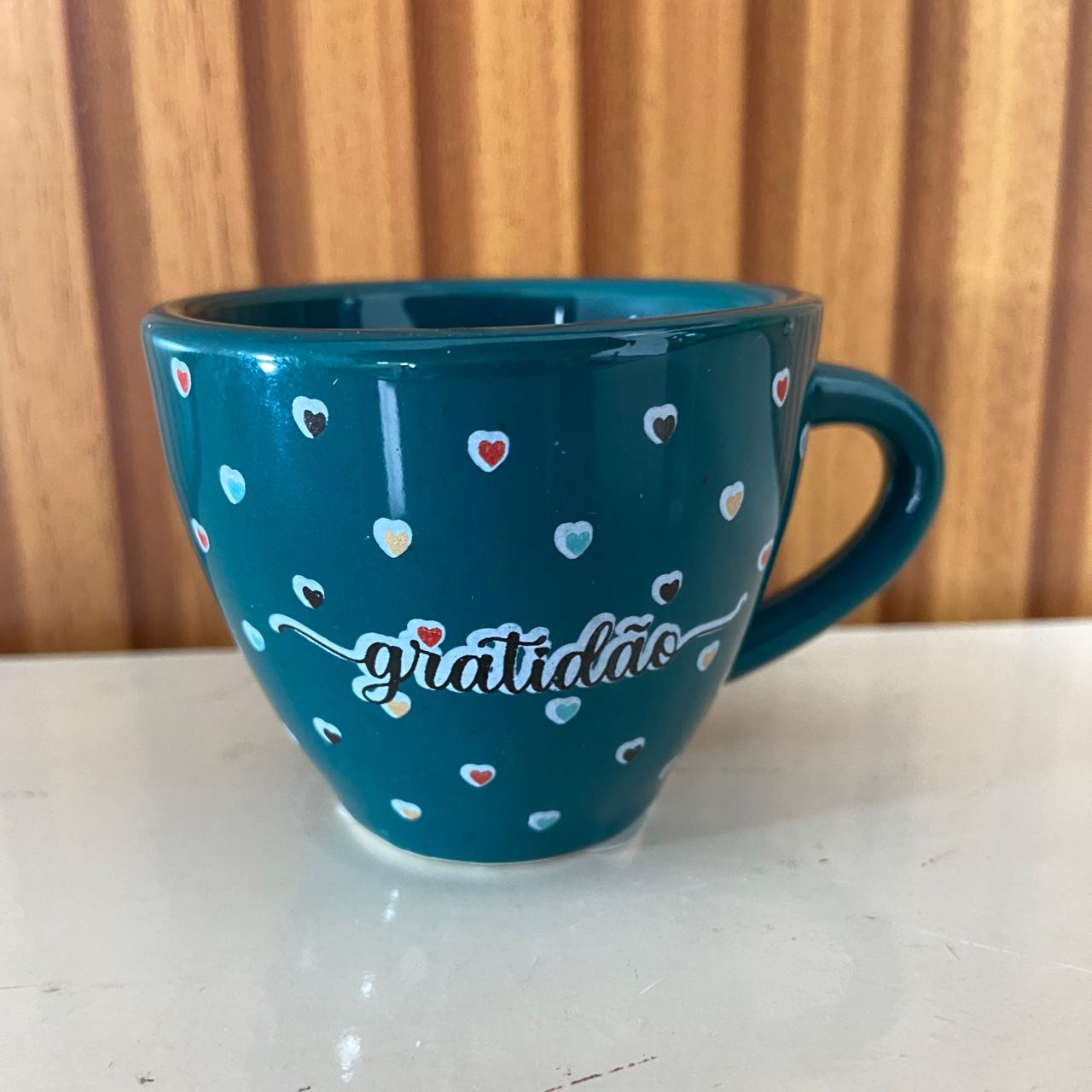 XÍCARA COQUINHO VERDE MOD2 GRATIDÃO (1 UNIDADE)