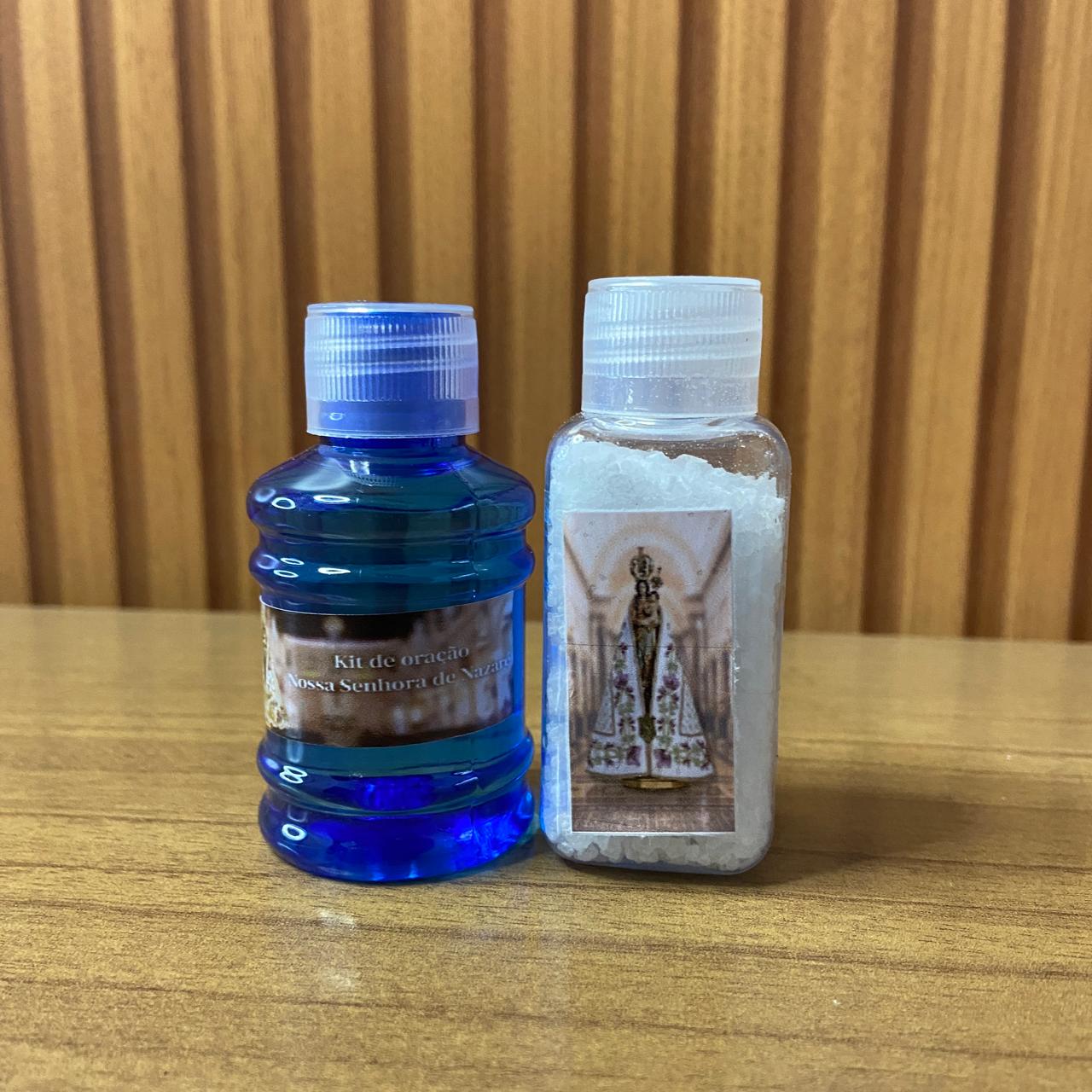 KIT AGUA SAL E ÓLEO NOSSA SENHORA DE NAZARÉ (1 UNIDADE)