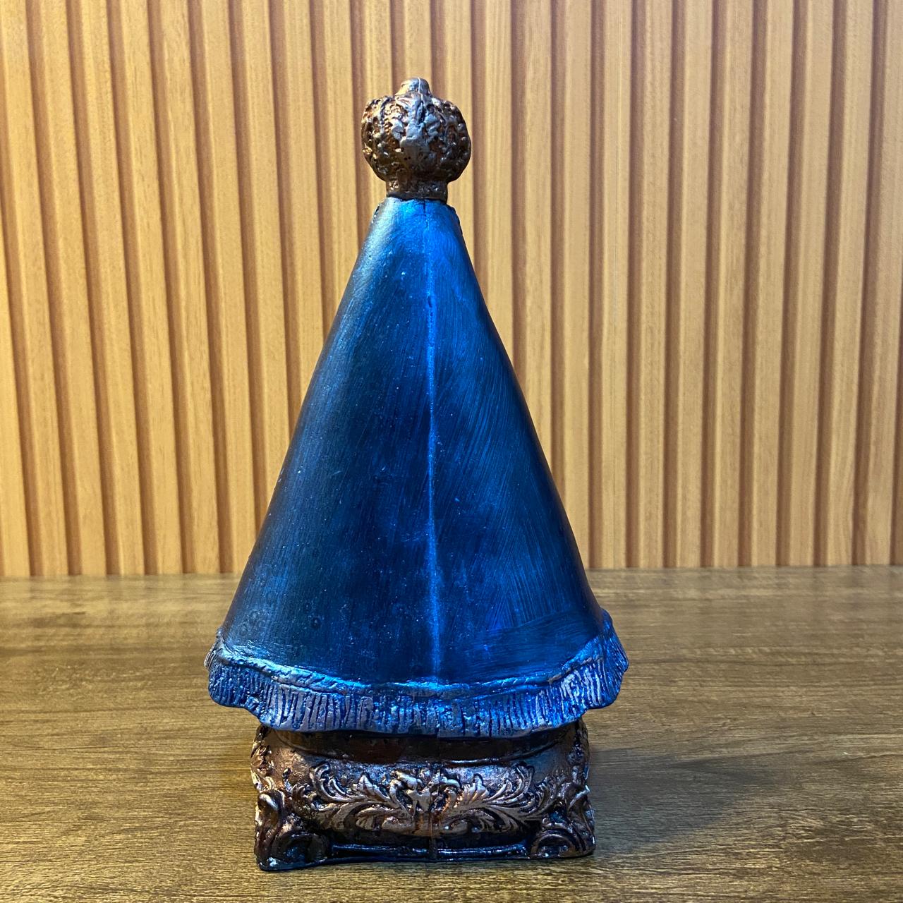 IMAGEM DE GESSO NOSSA SENHORA APARECIDA PINTADA 22CM (1 UNIDADE)